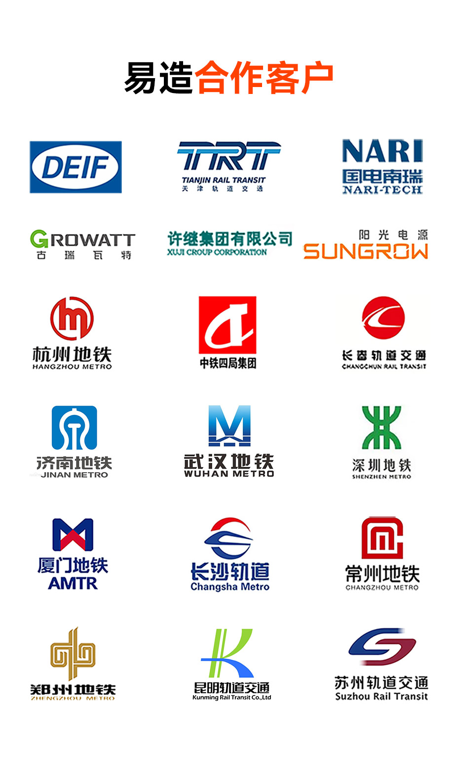 易造認證浪涌保護器廠家合作客戶